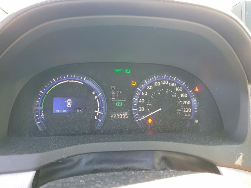 2010 Lexus Hs 250h VIN JTHBB1BA8A2003778 COPART salvage auction — FRONT END, Ab - Bos - Salvage, sold $700 on 2026-07-28 (photo 9)
