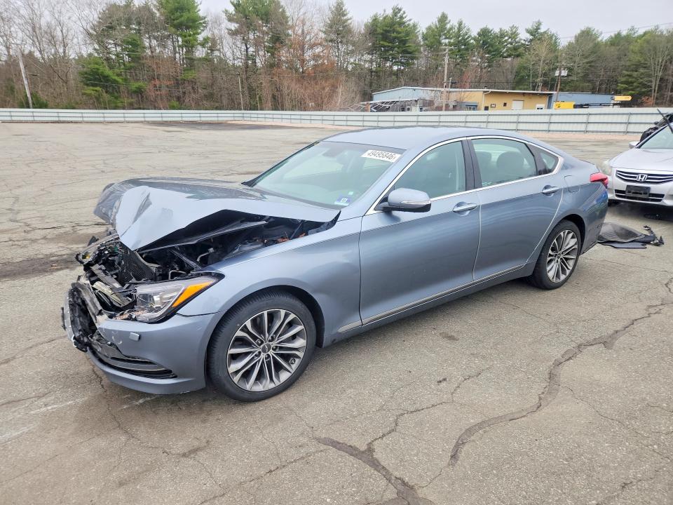 2016 Hyundai VIN KMHGN4JE5GU113216 COPART salvage auction — FRONT END, Nj - Cert Of Title-Salvage, sold $400 on 2026-07-28 (photo 1)