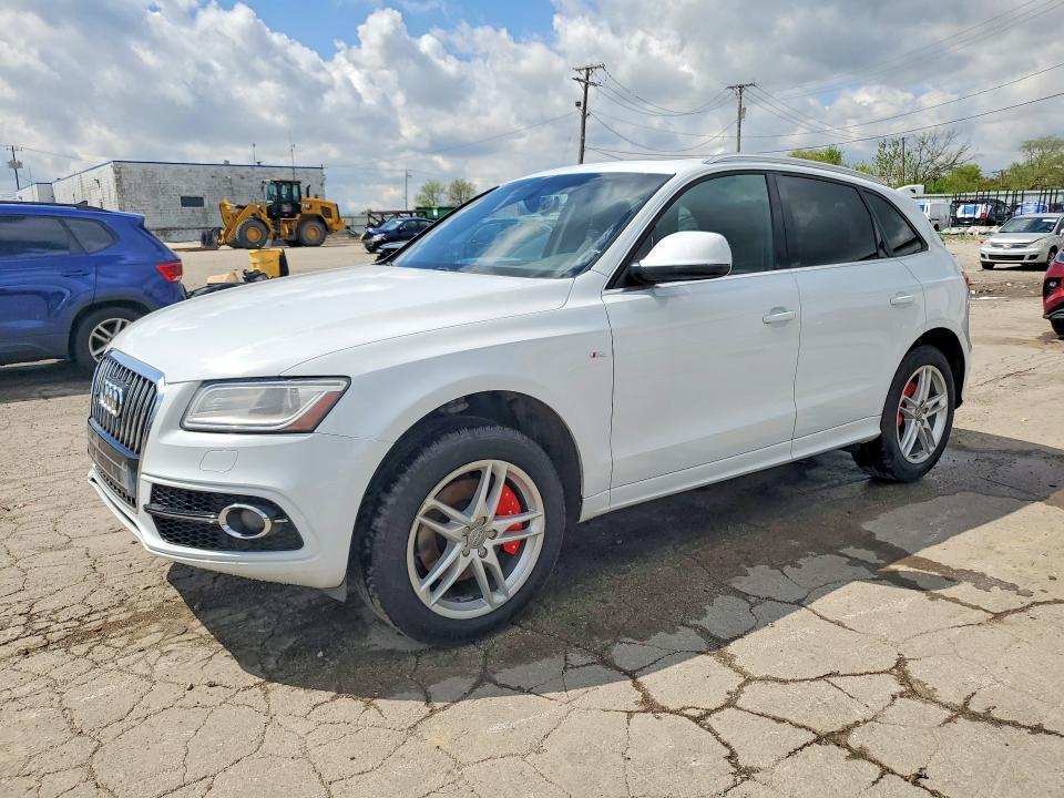 2014 Audi Q5 VIN WA1DGAFP8EA054715 COPART salvage auction — VANDALISM, Il - Salvage Certificate, sold $2,500 on 2026-07-29 (photo 1)