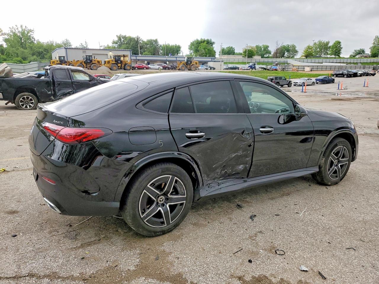 2024 Mercedes-Benz GLC-Class VIN W1NKJ4HB1RF129502 COPART salvage auction — Side, MO - SALVAGE CERTIFICATE OF TITLE, sold $39,000 on 2026-06-30 (photo 3)