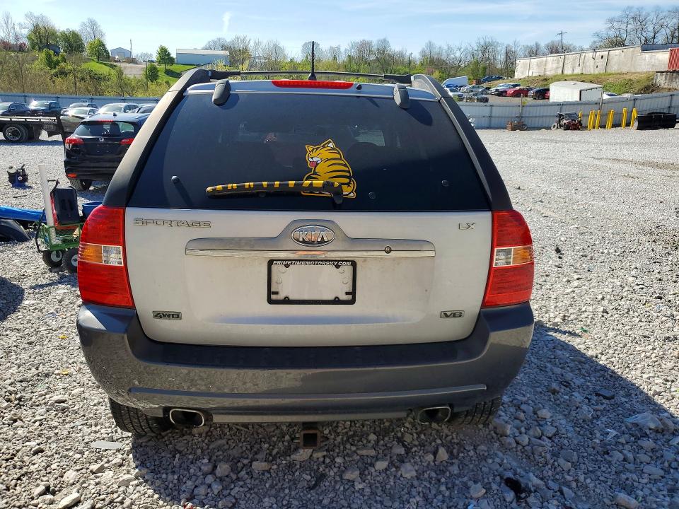 2008 Kia Sportage VIN KNDJE723887548983 COPART salvage auction — MINOR DENT/SCRATCHES, Ky - Bill Of Sale/Part Only/No Titl, sold $350 on 2026-07-24 (photo 6)