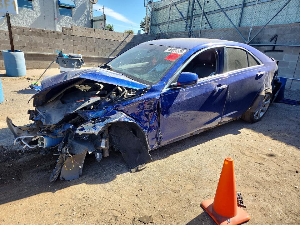 2014 Cadillac Ats VIN 1G6AA5RA9E0108993 COPART salvage auction — FRONT END, Nm - Cert Of Title-Salvage, sold $200 on 2026-07-27 (photo 1)