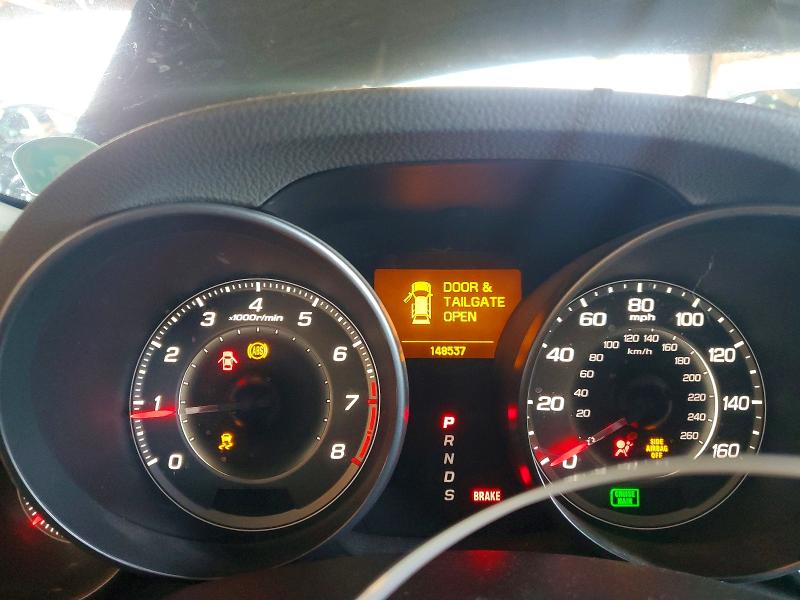 2012 Acura Mdx VIN 2HNYD2H32CH526237 COPART salvage auction — FRONT END, Ca - Salvage Certificate, sold $1,450 on 2026-07-02 (photo 9)