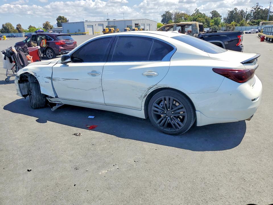 2017 Infiniti Q50 VIN JN1EV7AP8HM731701 COPART salvage auction — VANDALISM, Salvage Title, sold $1,200 on 2026-07-20 (photo 2)
