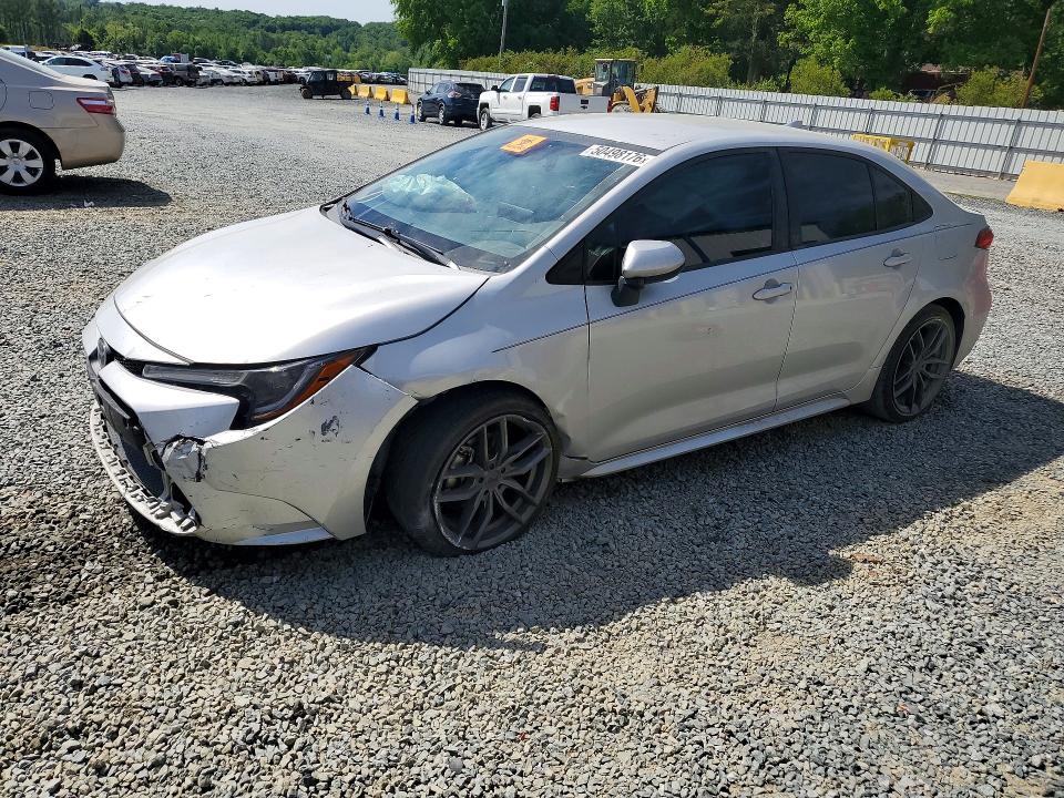 2022 Toyota Corolla VIN 5YFEPMAE8NP290679 COPART salvage auction — FRONT END, Nc - Salvage Certificate Of Title, sold $3,850 on 2026-07-16 (photo 1)