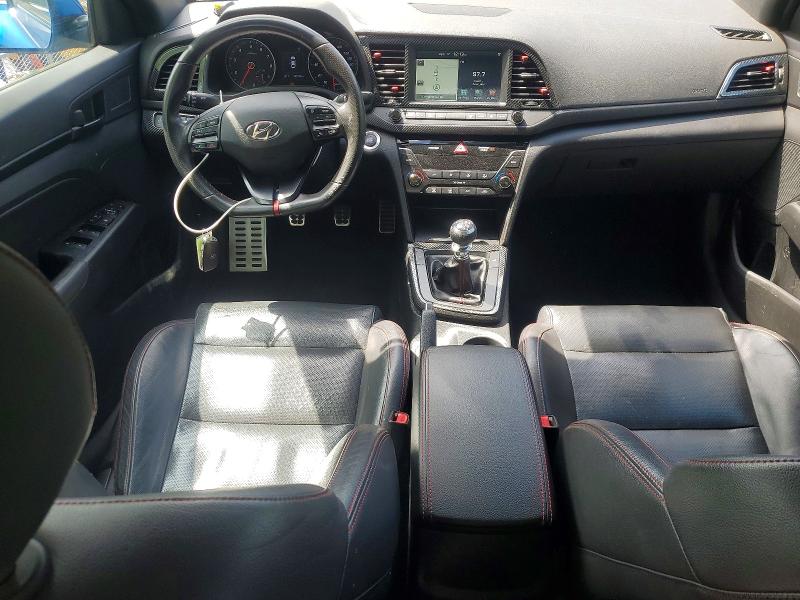 2018 Hyundai Elantra VIN KMHD04LB1JU484384 COPART salvage auction — FRONT END, Md - Cert Of Salvage > 75% Damage, sold $1,450 on 2026-07-17 (photo 8)