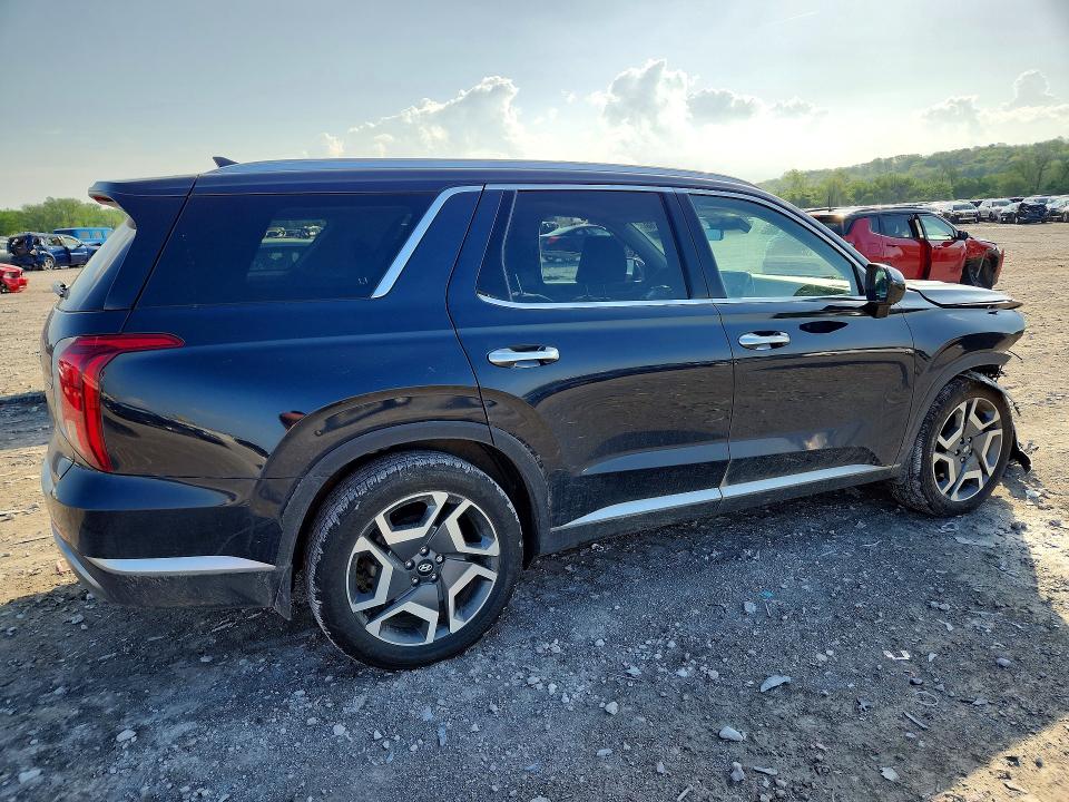 2025 Hyundai Palisade VIN KM8R4DGE0SU834443 COPART salvage auction — FRONT END, Wv - Salvage Certificate, sold $15,000 on 2026-08-03 (photo 3)