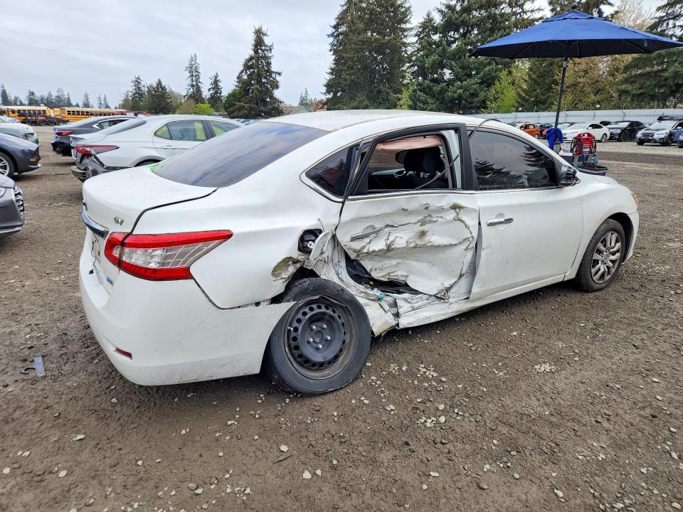 2014 Nissan Sentra VIN 3N1AB7APXEL648221 COPART salvage auction — SIDE, Wa - Bill Of Sale, sold $325 on 2026-07-02 (photo 3)