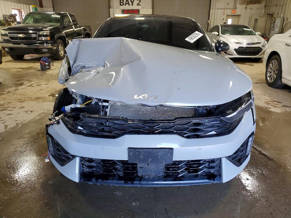 2025 Kia K5 VIN KNAG64J72S5392336 COPART salvage auction — SIDE, IL - SALVAGE CERTIFICATE, sold $7,400 on 2026-07-15 (photo 5)
