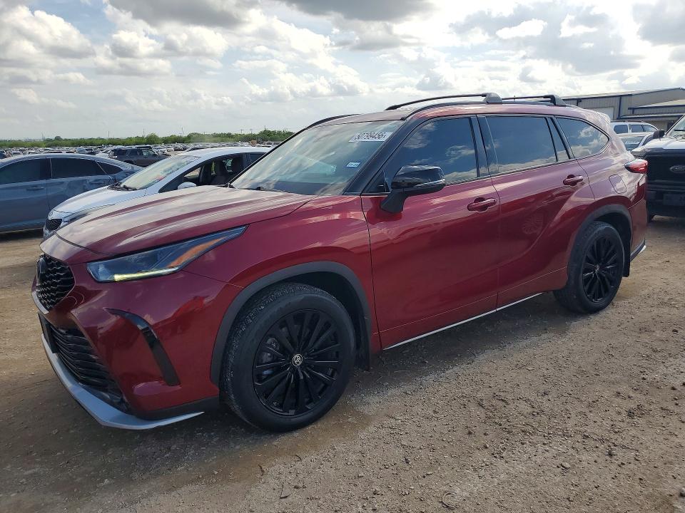 2023 Toyota Highlander VIN 5TDKDRAH2PS515238 COPART salvage auction — REAR END, Tx - Salvage Vehicle Title, sold $19,700 on 2026-07-16 (photo 1)