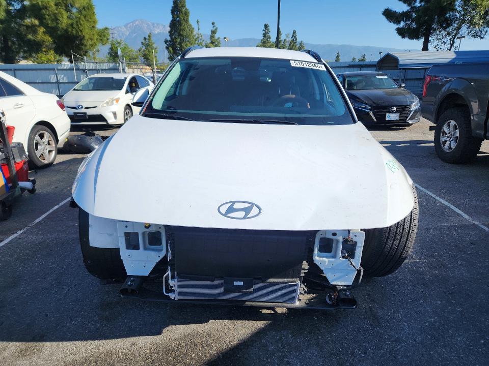 2025 Hyundai Ioniq VIN 7YAKN4DA9SY006414 COPART salvage auction — FRONT END, Ca - Salvage Certificate, sold $10,400 on 2026-07-30 (photo 5)