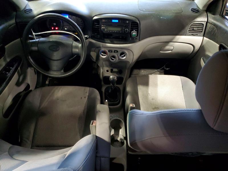2010 Hyundai Accent VIN KMHCN4BC3AU517215 COPART salvage auction — VANDALISM, On - Permit No Brand - Unfit, sold $300 on 2026-07-23 (photo 8)