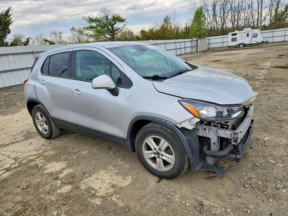 2020 Chevrolet VIN KL7CJKSB8LB311590 COPART salvage auction — FRONT END, Nj - Cert Of Title-Salvage, sold $225 on 2026-07-27 (photo 4)