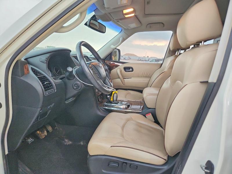 2017 Nissan Armada VIN JN8AY2NF3H9301024 COPART salvage auction — FRONT END, Id - Salvage Certificate Of Title, sold $3,700 on 2026-07-14 (photo 7)