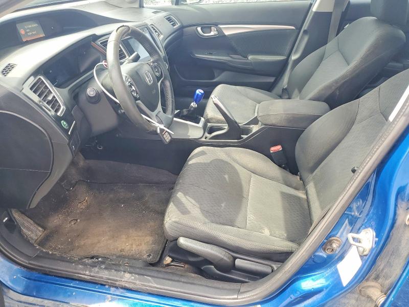 2015 Honda VIN 2HGFB2E59FH008916 COPART salvage auction — FRONT END, Ns - Salvage Title, sold $900 on 2026-07-09 (photo 7)