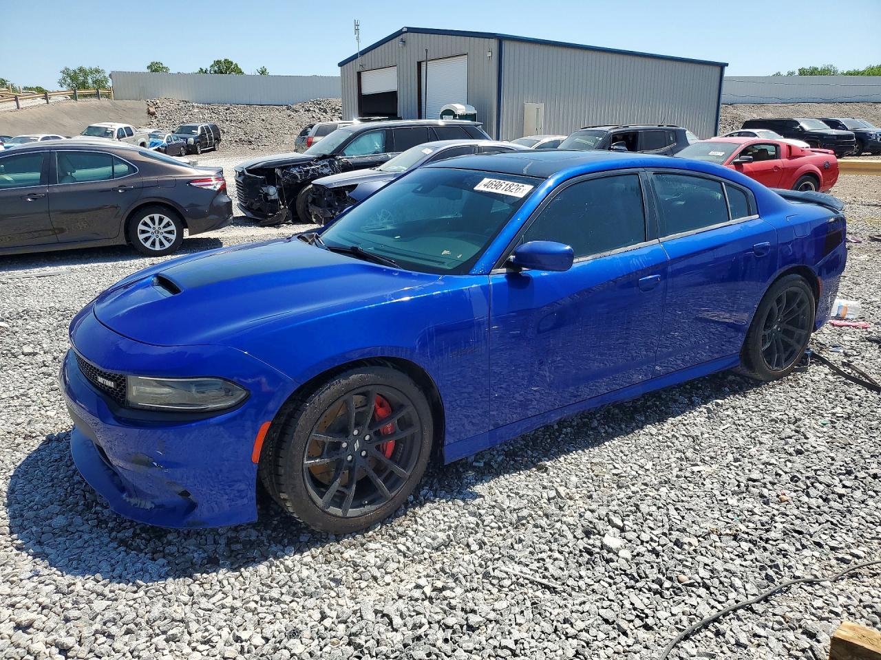 2018 Dodge Charger VIN 2C3CDXGJ8JH180001 — COPART salvage auction photo