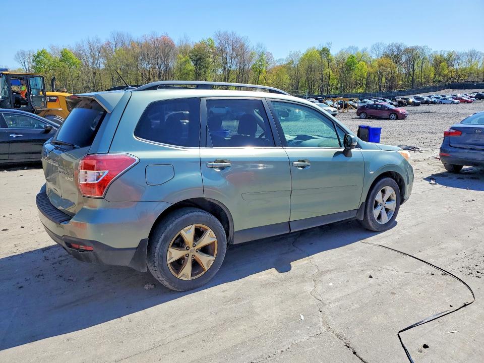 2014 Subaru Forester VIN JF2SJAMC1EH430212 COPART salvage auction — REAR END, Pa - Certificate Of Salvage, sold $1,850 on 2026-07-15 (photo 3)