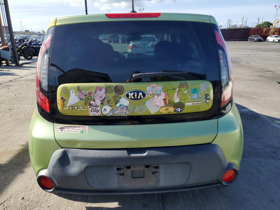 2015 Kia Soul VIN KNDJP3A59F7760648 COPART salvage auction — SIDE, CA, sold $1,150 on 2026-07-15 (photo 6)