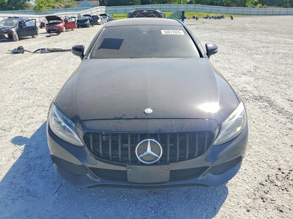 2017 Mercedes-benz C class VIN WDDWJ4KB9HF454114 COPART salvage auction — SIDE, NC - SALVAGE CERTIFICATE OF TITLE, sold $1,400 on 2026-07-15 (photo 5)