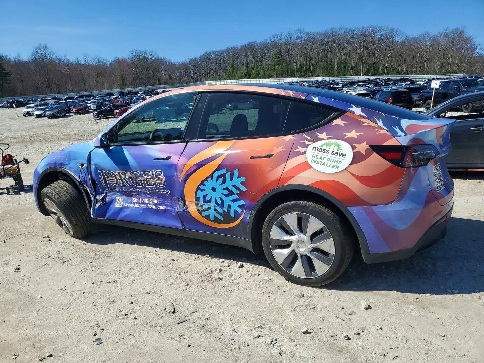 2024 Tesla VIN 7SAYGDED3RF087153 COPART salvage auction — SIDE, Ma - Cert Of Title-Salvage, sold $9,100 on 2026-07-15 (photo 2)