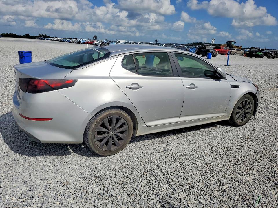 2014 Kia Optima VIN 5XXGM4A77EG318161 COPART salvage auction — FRONT END, Tx - Salvage Vehicle Title, sold $375 on 2026-07-06 (photo 3)