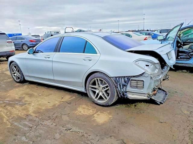 2015 Mercedes-benz S-klasse VIN WDDUG8FB2FA105118 COPART salvage auction — REAR END, Oh - Cert Of Title-Salvage, sold $4,200 on 2026-07-28 (photo 2)