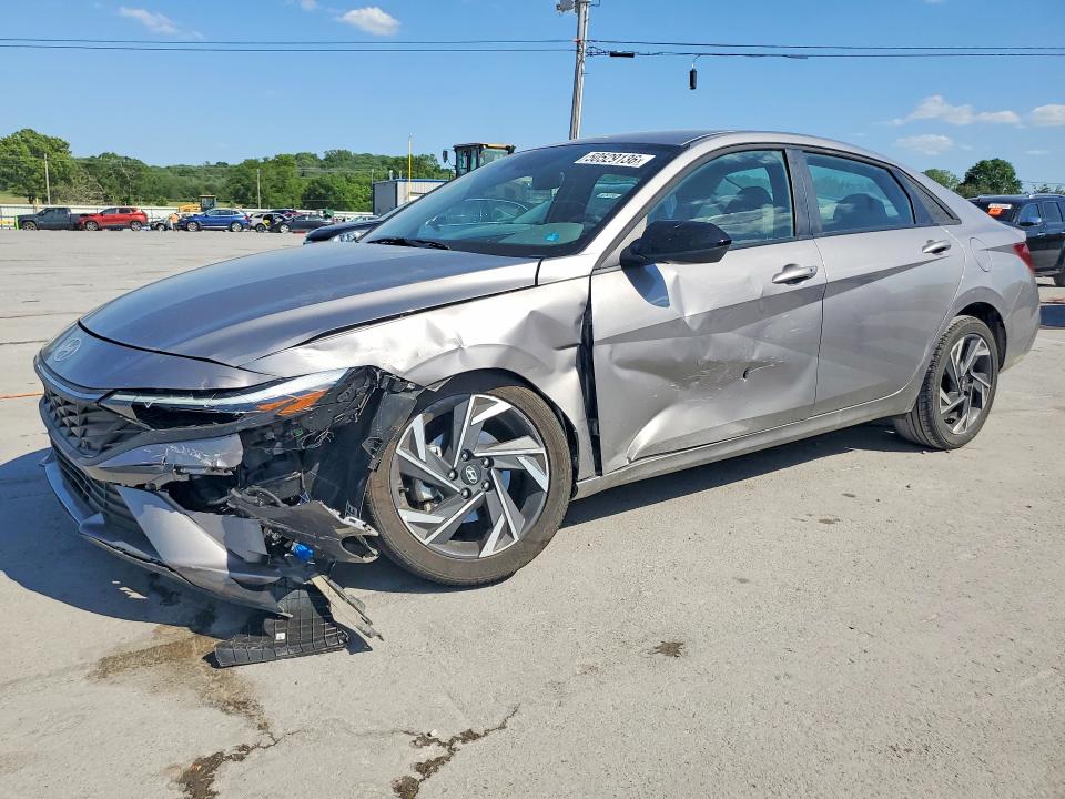 2025 Hyundai Elantra VIN KMHLM4DGXSU060858 COPART salvage auction — FRONT END, TN - SALVAGE CERTIFICATE, sold $5,100 on 2026-07-27 (photo 1)