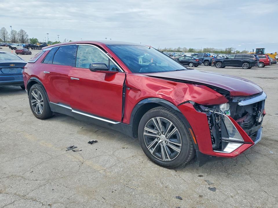 2024 Cadillac Lyriq VIN 1GYKPPRL3RZ110859 COPART salvage auction — FRONT END, Mo - Salvage Certificate Of Title, sold $12,000 on 2026-07-10 (photo 4)