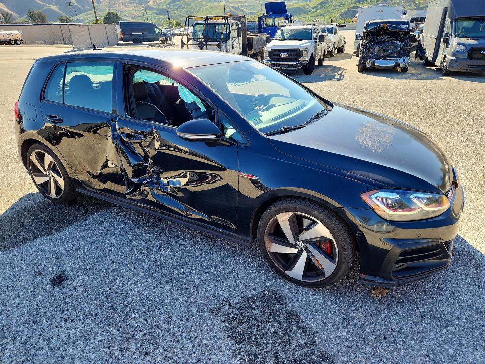 2018 Volkswagen Gti VIN 3VW447AU5JM256016 COPART salvage auction — SIDE, Ca - Salvage Certificate, sold $7,800 on 2026-07-07 (photo 4)