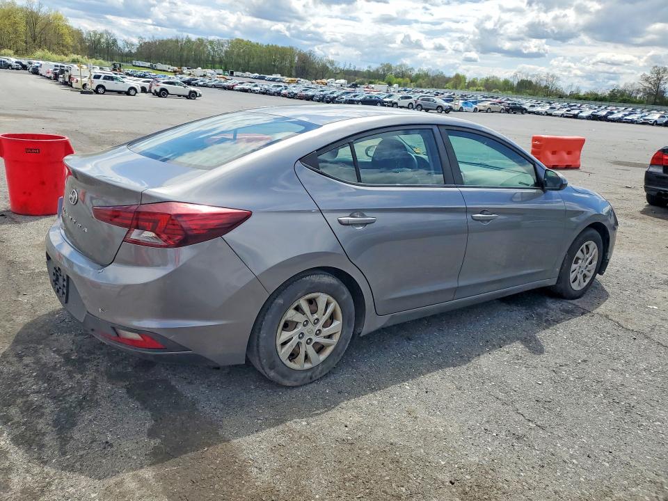 2019 Hyundai Elantra VIN 5NPD74LF9KH466987 COPART salvage auction — REAR END, Pa - Cert Of Title (P), sold $3,100 on 2026-07-09 (photo 3)