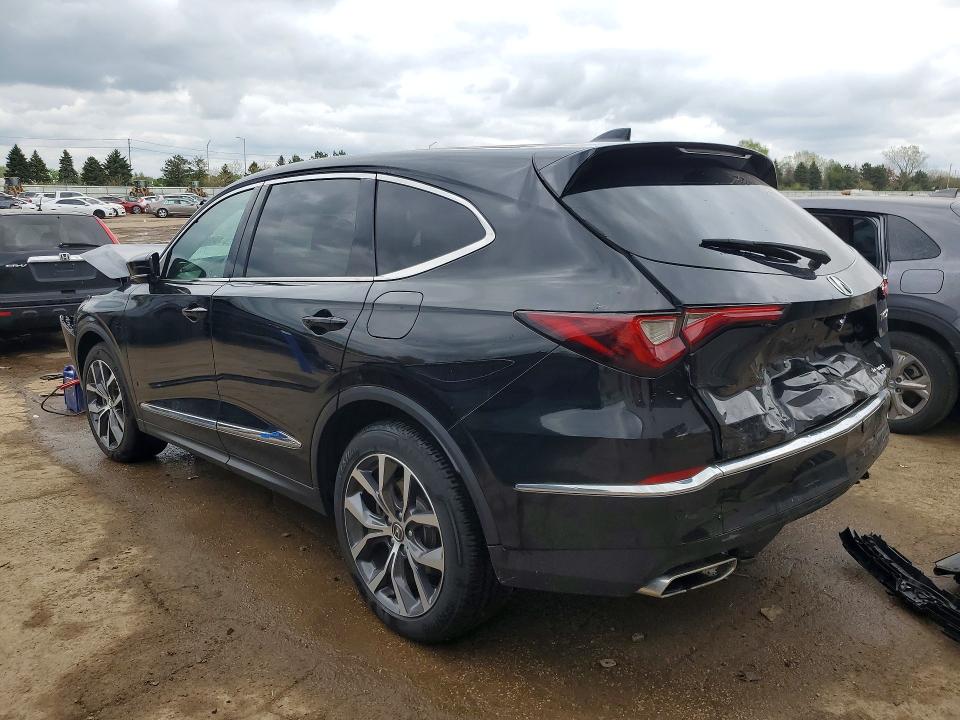 2024 Acura Mdx VIN 5J8YE1H41RL023656 COPART salvage auction — FRONT END, Il - Salvage Certificate, sold $9,100 on 2026-07-02 (photo 2)