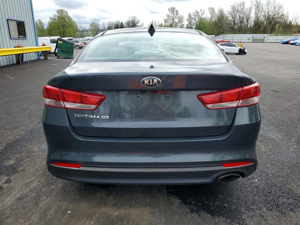 2016 Kia Optima VIN 5XXGT4L30GG017859 COPART salvage auction — FRONT END, Or - Lien Papers Salvage, sold $150 on 2026-07-29 (photo 6)