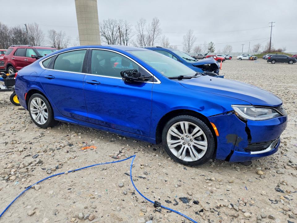 2015 Chrysler 200 VIN 1C3CCCAB2FN538110 COPART salvage auction — FRONT END, Mi - Certificate Of Title, sold $700 on 2026-07-15 (photo 4)