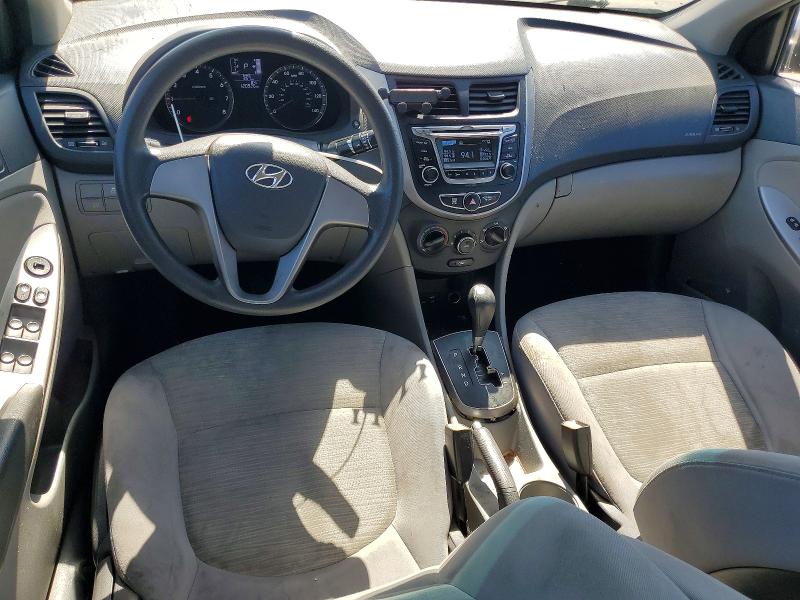2017 Hyundai Accent VIN KMHCT4AE8HU288582 COPART salvage auction — REAR END, FL - CERT OF TITLE SLVG REBUILDABLE, sold $375 on 2026-07-21 (photo 8)
