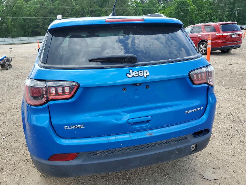 2018 Jeep Compass VIN 3C4NJCAB0JT255109 COPART salvage auction — MECHANICAL, La - Certificate Of Title, sold $1,200 on 2026-07-09 (photo 6)
