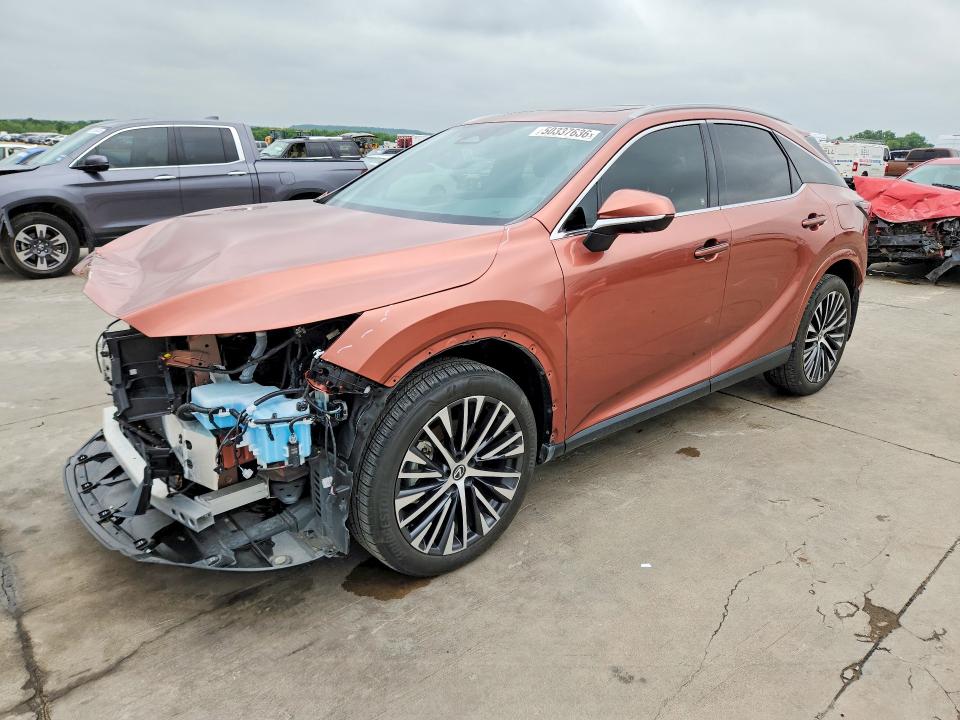 2024 Lexus Rx VIN 2T2BAMBA3RC028280 COPART salvage auction — FRONT END, Tx - Certificate Of Title, sold $23,200 on 2026-07-02 (photo 1)