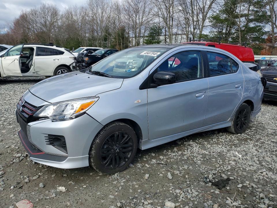 2024 Mitsubishi Mirage VIN ML32FUFJ2RHF03371 COPART salvage auction — REAR END, Salvage Title, sold $2,450 on 2026-07-17 (photo 1)