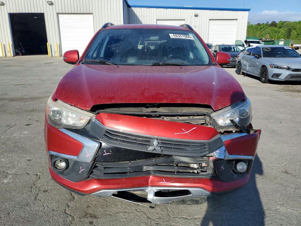 2017 Mitsubishi Outlander VIN JA4AP4AW5HZ061226 COPART salvage auction — FRONT END, GA, sold $2,050 on 2026-08-24 (photo 5)