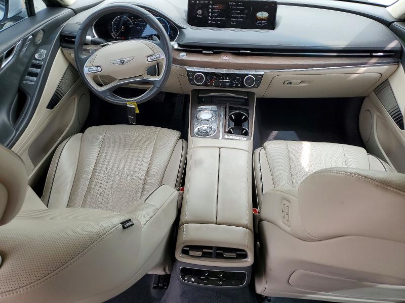 2021 Genesis G80 VIN KMTGC4SDXMU047775 COPART salvage auction — FRONT END, Ca - Salvage Certificate, sold $10,000 on 2026-07-08 (photo 8)