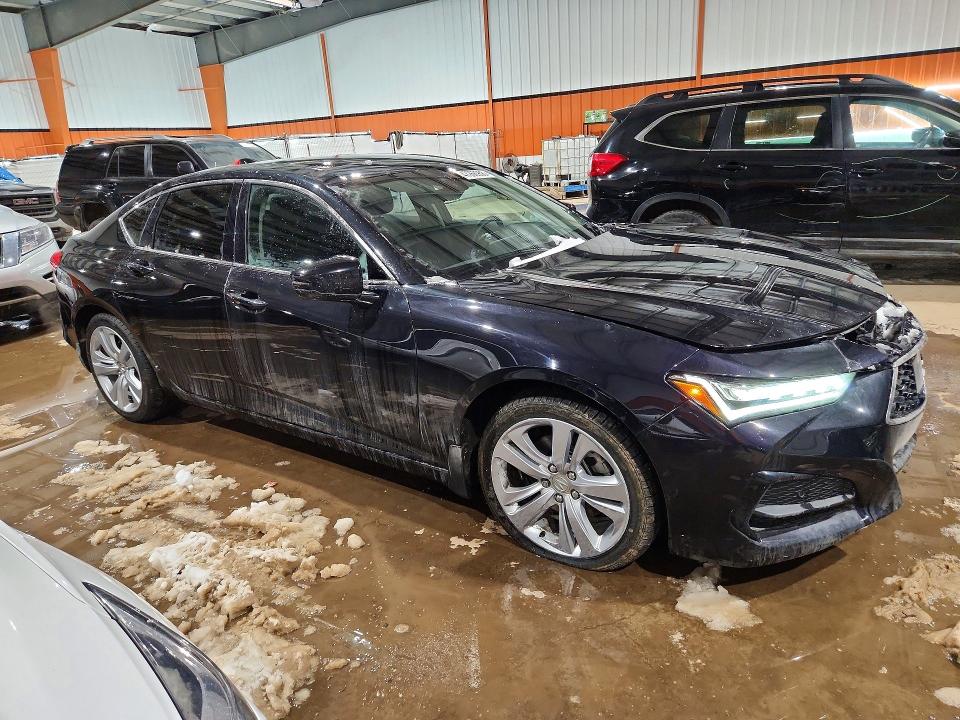 2022 Acura Tlx VIN 19UUB6F42NA800715 COPART salvage auction — FRONT END, Salvage Title, sold $8,100 on 2026-08-18 (photo 4)
