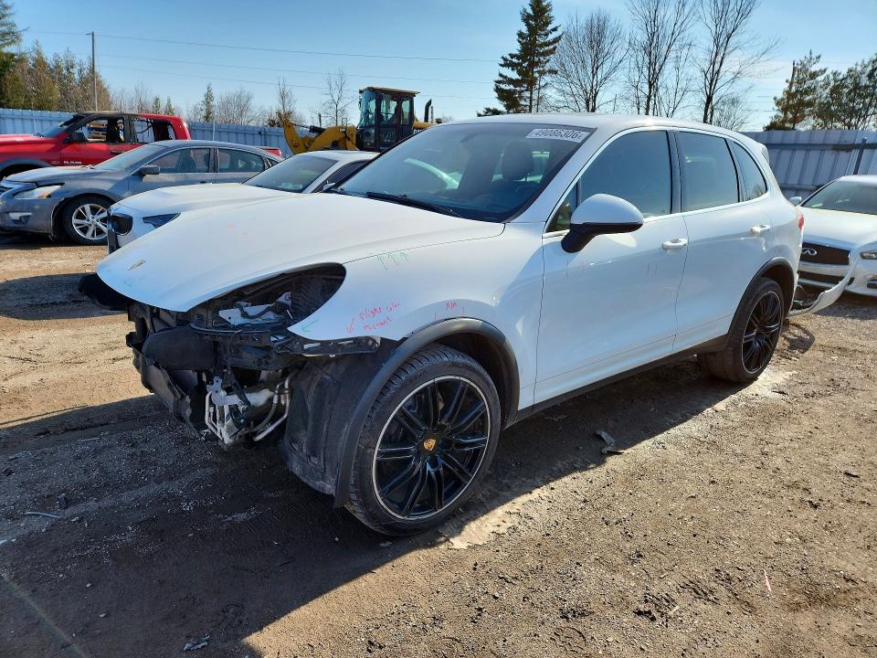2016 Porsche Cayenne VIN WP1AA2A22GLA03261 COPART salvage auction — FRONT END, On - Permit No Brand - Unfit, sold $4,100 on 2026-07-16 (photo 1)