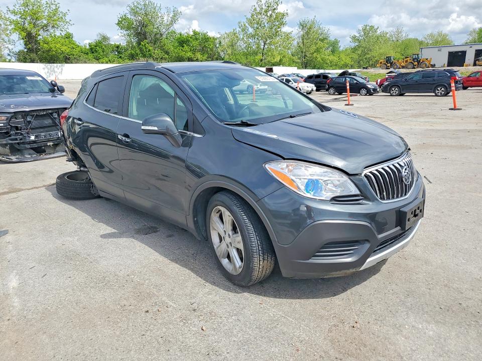 2016 Buick Encore VIN KL4CJASB1GB602140 COPART salvage auction — REAR END, Mo - Salvage Certificate Of Title, sold $1,750 on 2026-07-10 (photo 4)