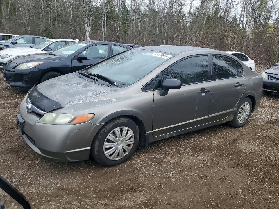 2006 Honda VIN 2HGFA16306H008152 COPART salvage auction — REAR END, On - Permit No Brand - Unfit, sold $300 on 2026-07-02 (photo 1)