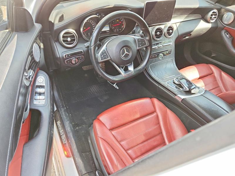 2016 Mercedes-benz C-klasse amg VIN 55SWF6EB3GU142035 COPART salvage auction — ALL OVER, Md - Cert Of Salvage > 75% Damage, sold $7,100 on 2026-07-17 (photo 8)