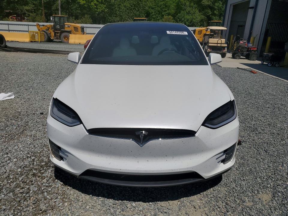 2020 Tesla Model x VIN 5YJXCAE22LF271752 COPART salvage auction — FRONT END, Nc - Salvage Certificate Of Title, sold $10,500 on 2026-07-09 (photo 5)