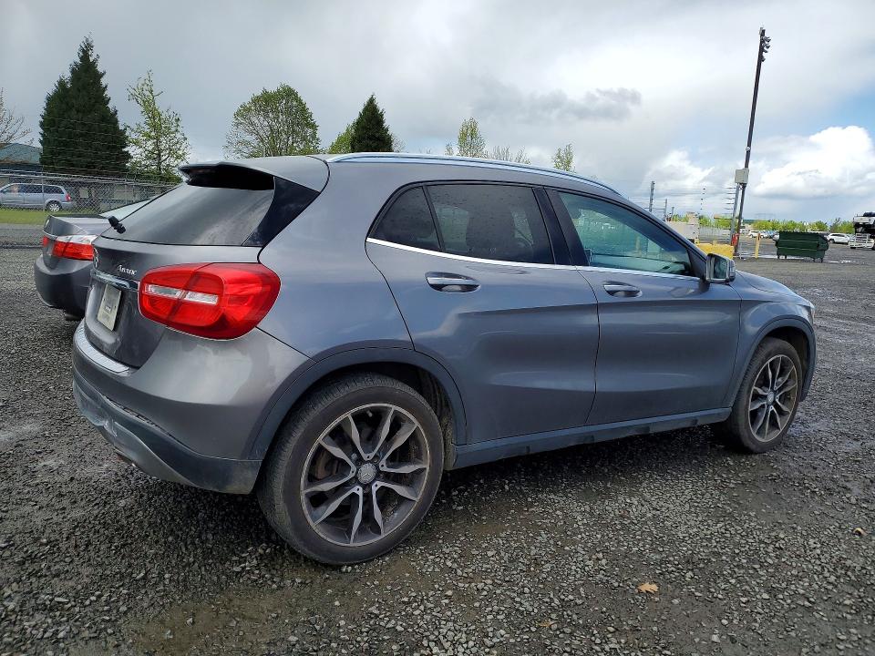 2016 Mercedes-benz Gla-klasse VIN WDCTG4GBXGJ208277 COPART salvage auction — REAR END, Or - Salvage Title Certificate, sold $200 on 2026-07-21 (photo 3)