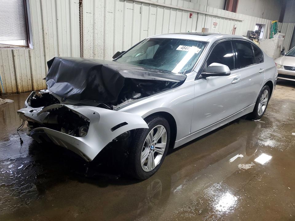 2016 BMW 3er VIN WBA8E3G59GNT76293 COPART salvage auction — FRONT END, Il - Salvage Certificate, sold $875 on 2026-08-11 (photo 1)