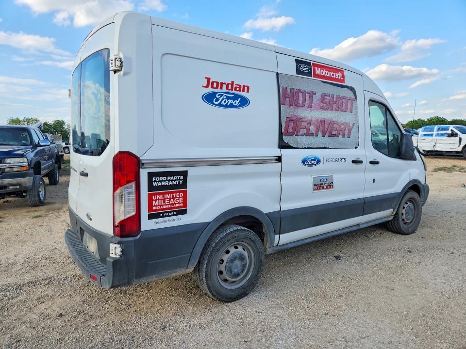 2015 Ford Transit VIN 1FTNE1CMXFKA17347 COPART salvage auction — FRONT END, TX - SALVAGE VEHICLE TITLE, sold $1,750 on 2026-07-09 (photo 3)