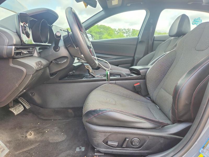 2022 Hyundai Elantra VIN KMHLR4AF1NU325670 COPART salvage auction — FRONT END, AL, sold $250 on 2026-07-21 (photo 7)