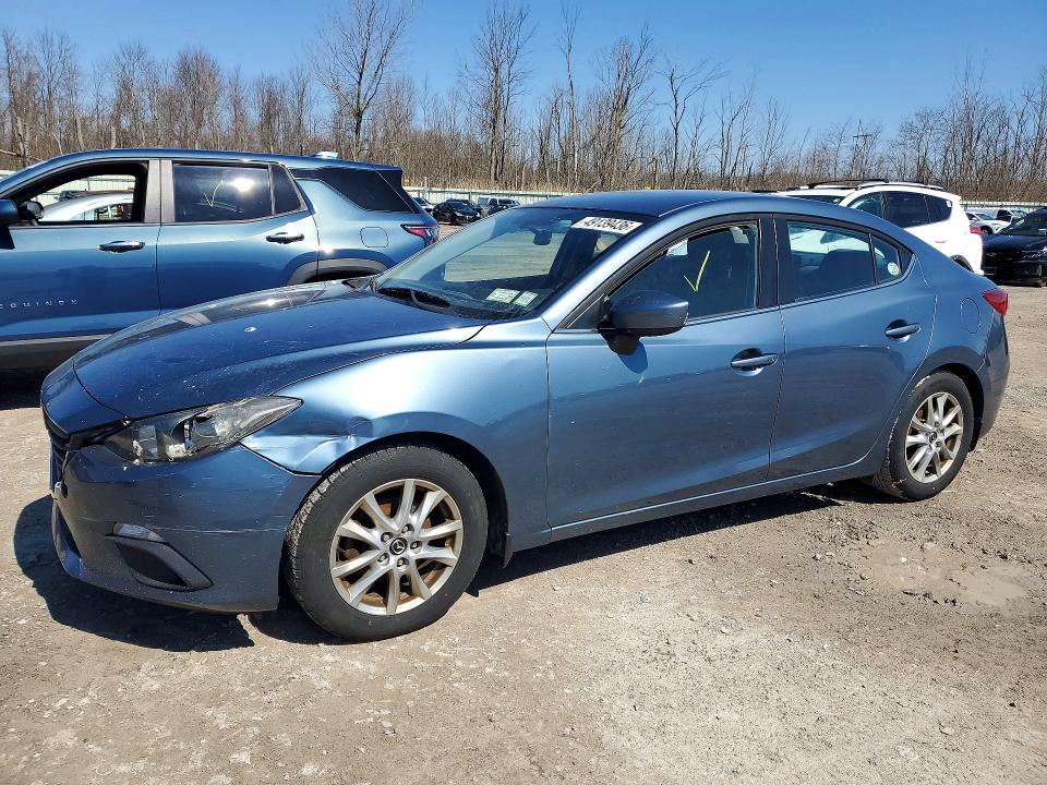 2014 Mazda VIN JM1BM1V79E1114492 COPART salvage auction — FRONT END, Ny - Mv907A-Parts Only, sold $775 on 2026-07-06 (photo 1)